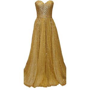 Luxury Haute Couture Wedding Evening Cocktail Beaded Sequins Runway Gown Dress